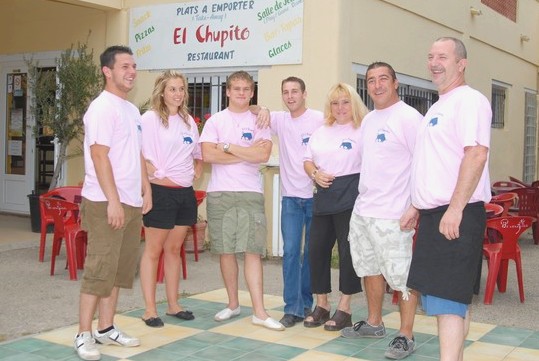 The team of Chupito's restaurant