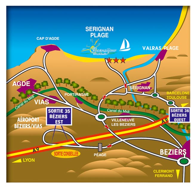 Infos Pratiques Camping Sud De La France Beaus jour S rignan Plage 34