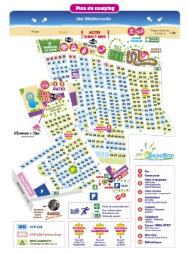 plan du camping