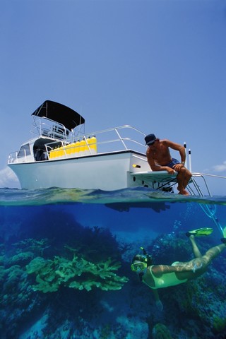 Going out for diving...