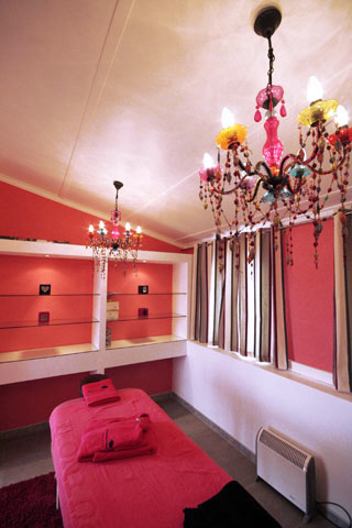 Cabine de modelage "Hammam & Spa Beauséjour"