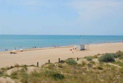The languedocian coast next to the campground