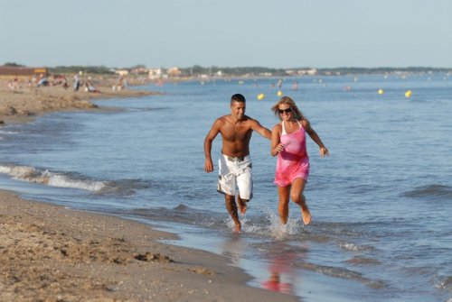 The fine sandy beach is a natural protected area
