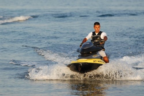 Jet-ski at Sérignan