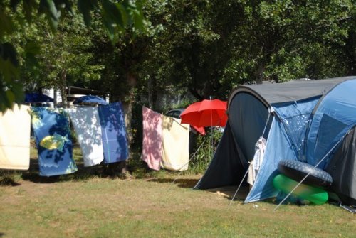 Tents at the Beauséjour campground