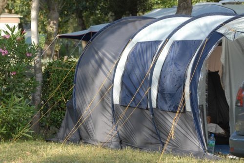 Spending summer holidays under a tent at the Beauséjour campground